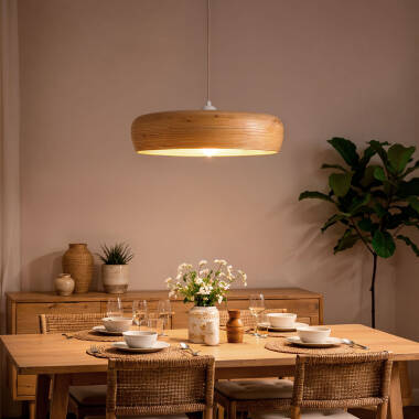 Sari Shuka Big Bamboo Pendant Lamp ILUZZIA  Ø500 mm