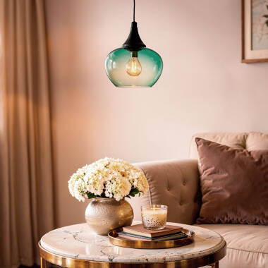 Obrázek Skleněné Závěsné Svítidlo Jablko