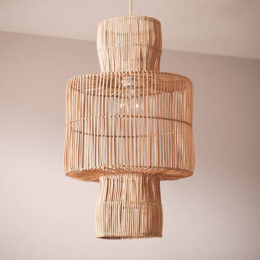 Afbeelding van Hanglamp  van Rotan Bonghani ILUZZIA