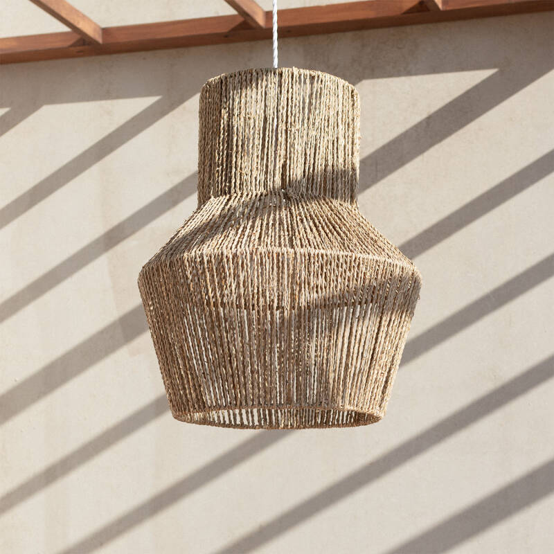 Bild von Pendelleuchte Naturfasern Newén Ø500 mm ILUZZIA
