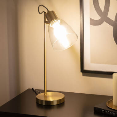 Image of Shirley Metal & Glass Table Lamp