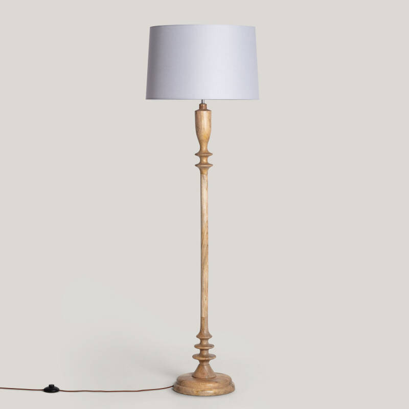 Afbeelding van Staande Lamp van Hout Meena ILUZZIA