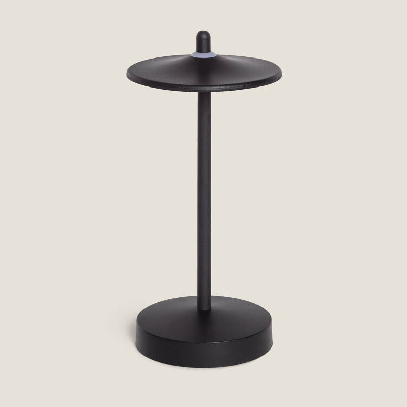 Obrázek Venkovní Přenosná Stolní LED Lampa z Kovu s USB Dobíjecí Baterií Milevani