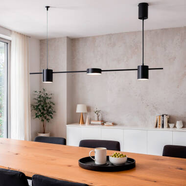 Afbeelding van LED-hanglamp 18 W Metaal en Glas Kurna
