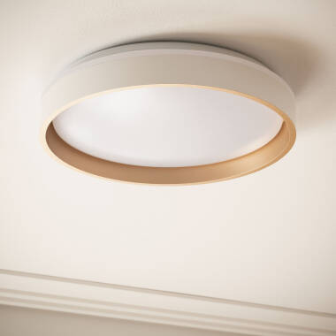 LED Deckenleuchte 24W Rund Metall Ø390 mm Kibek