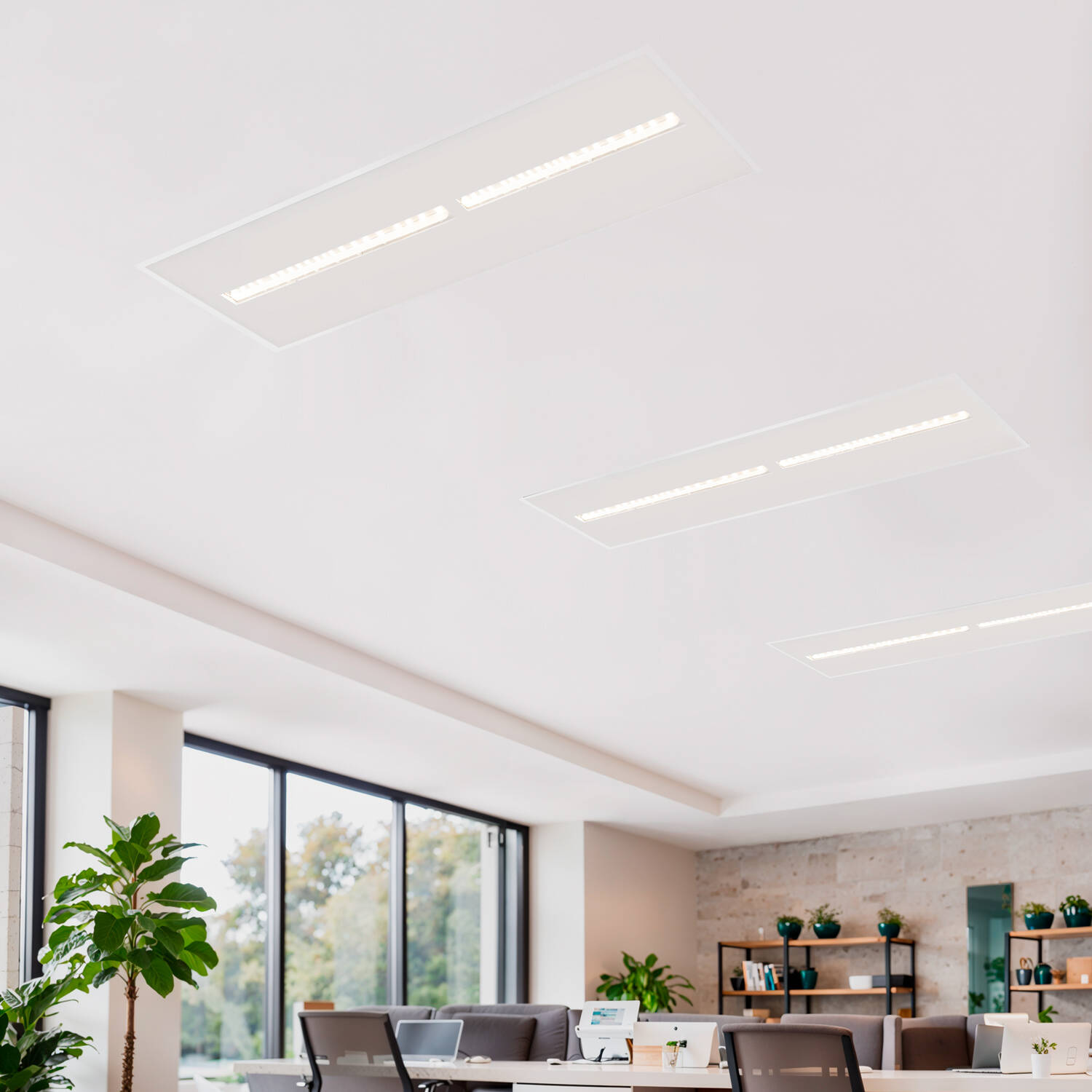 Panel LED 120x30cm 30W 4200lm CCT Stripe LIFUD - ciepła biel - szczegoly