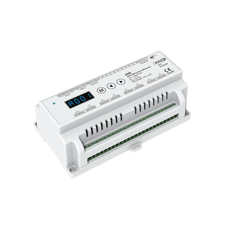 Immagine di Controller Regolatore DALI/DMX 8 Canali SKYDANCE DH8 per Binario DIN