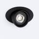 Image de Downlight LED Rond Orientable Chip OSRAM 120 lm/W LIFUD Coupe Ø 160 mm Noir