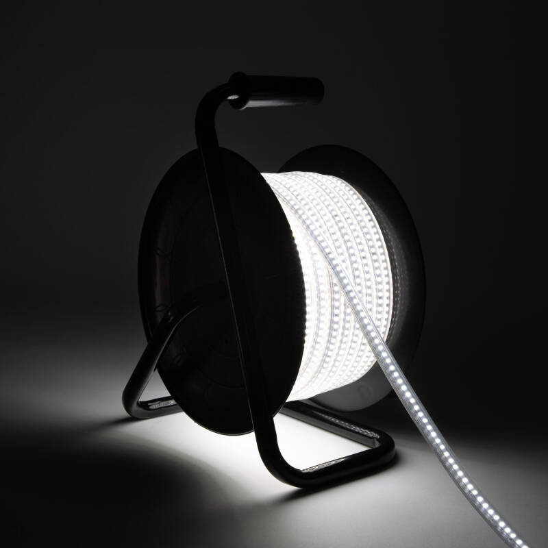 Image de Ruban LED 220V avec Enrouleur de 25m 10 W/m 1000 lm/m IP65 pour Chantiers et Événements