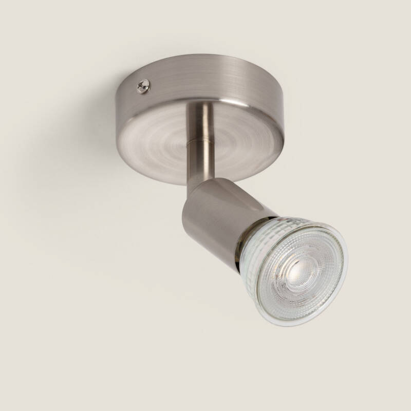 Bild von Wandleuchte Ausrichtbar Aluminium 1 Strahler Oasis Silber