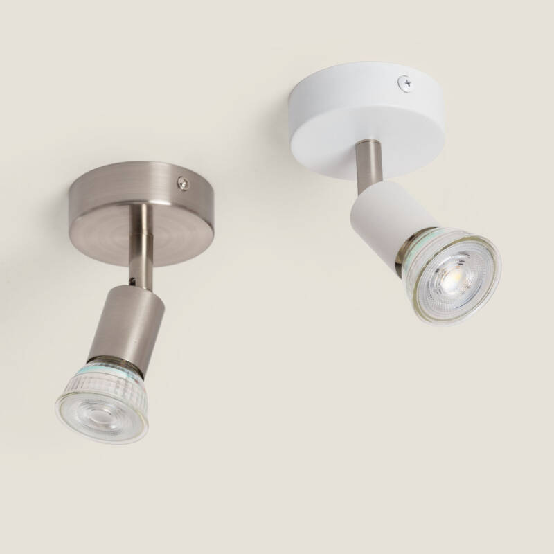 Bild von Wandleuchte Ausrichtbar Aluminium 1 Strahler Oasis Silber