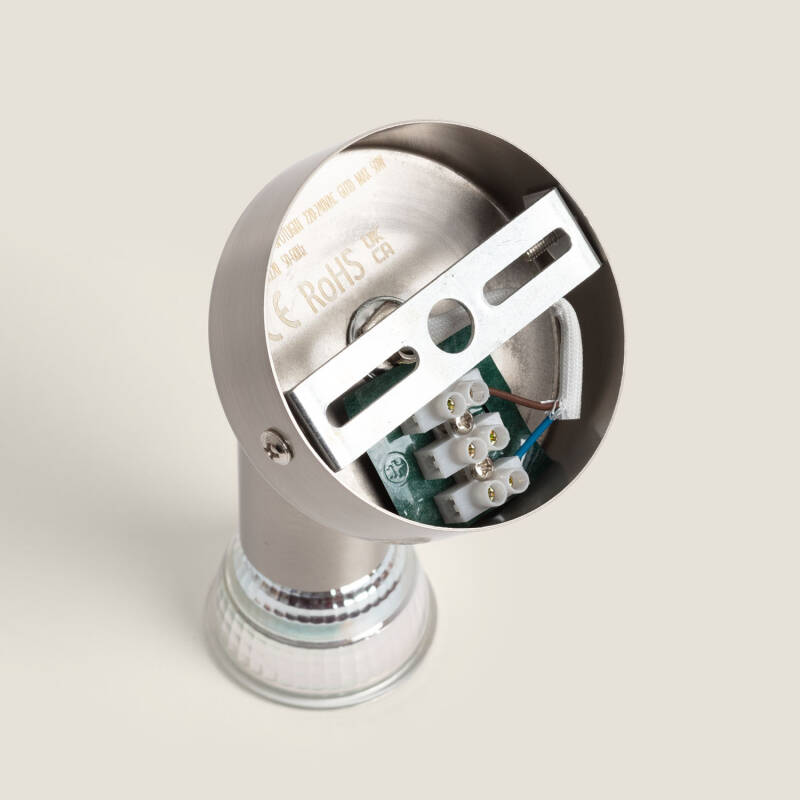 Bild von Wandleuchte Ausrichtbar Aluminium 1 Strahler Oasis Silber