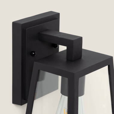 Bild von Wandleuchte Außen aus Aluminium und Glas Marlon