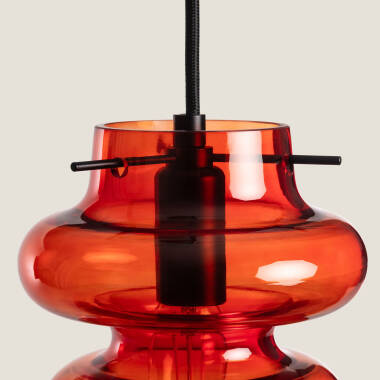 Bild von Pendelleuchte Glas Telder