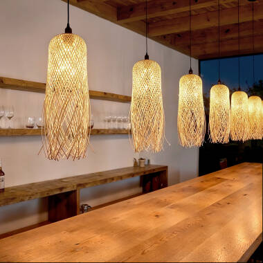 Hanglamp Bamboe Kawaii