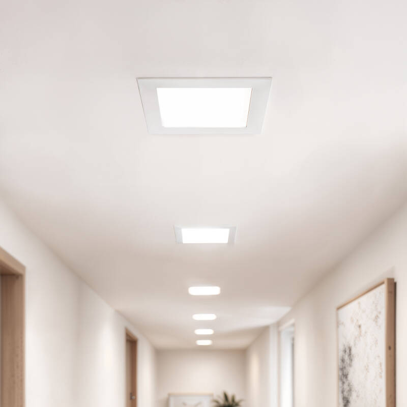 Image of Square SuperSlim 18W LED Downlight 205x205mm Cut Out