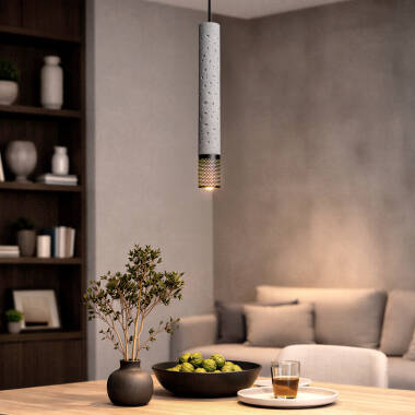 Lampa Wisząca Cementowa Dinska