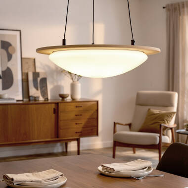 Bild von LED-Pendelleuchte 18W Filz CCT Wählbar Lezhan