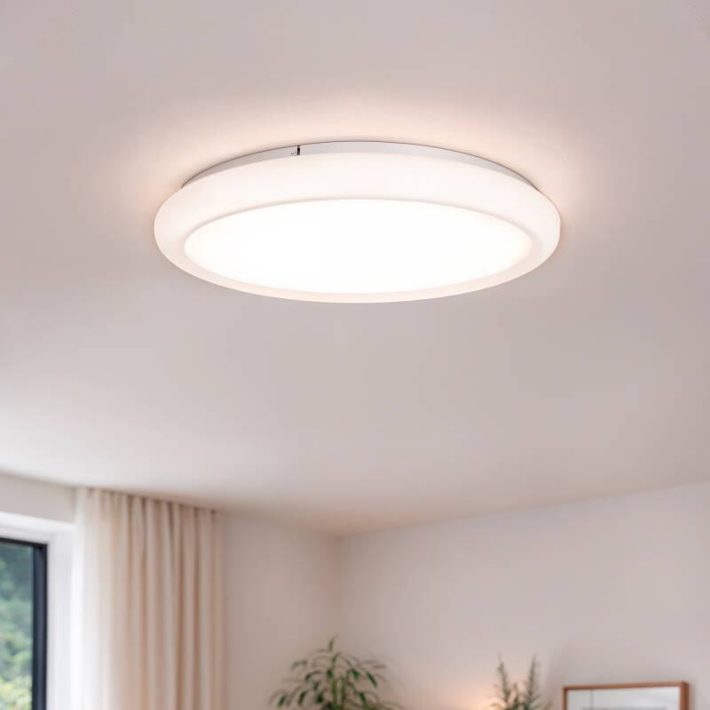 Image of 48W Irlava Round Metal LED Ceiling Light Ø500mm