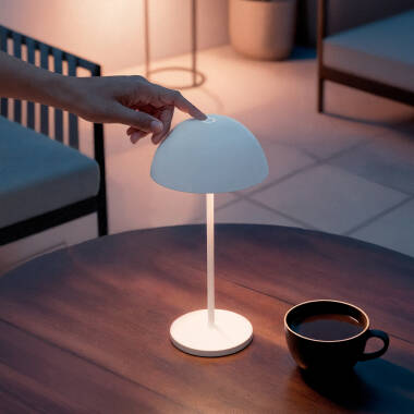 Immagine di Lampada da Tavolo LED 2W Portatile con Batteria USB Ricaricabile Mugla