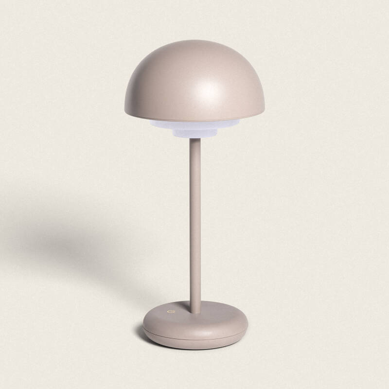 Image of Galdan 2W Portable Metal LED Table Lamp with USB Rechargeable Battery