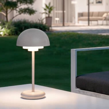 Image of Galdan 2W Portable Metal LED Table Lamp with USB Rechargeable Battery