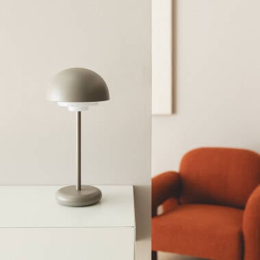 Image of Galdan 2W Portable Metal LED Table Lamp with USB Rechargeable Battery