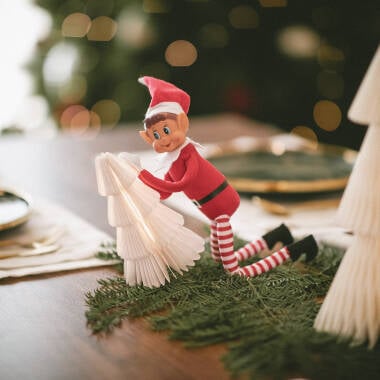 Afbeelding van Kerstboom LED van Papier met Batterij Likasi