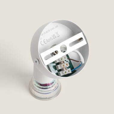 Afbeelding van Plafondlamp Aluminium Oasis met Spotlight Wit Verstelbaar