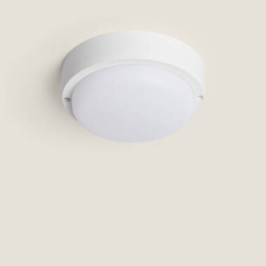 Venkovní Přisazené Stropní LED Svítidlo 15W Kruhové Ø140 mm IP65 Hublot White