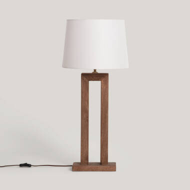 Lampada da Tavolo Legno Abner