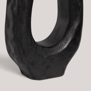 Afbeelding van Tafellamp van Hout Black Darshan ILUZZIA