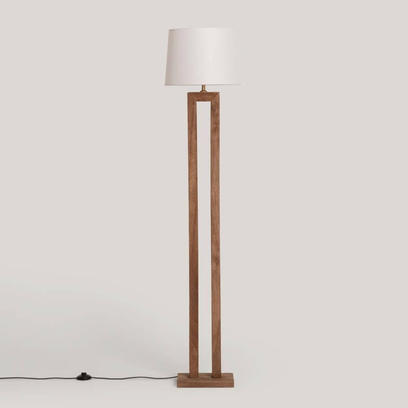Bild von Stehlampe aus Holz Abner