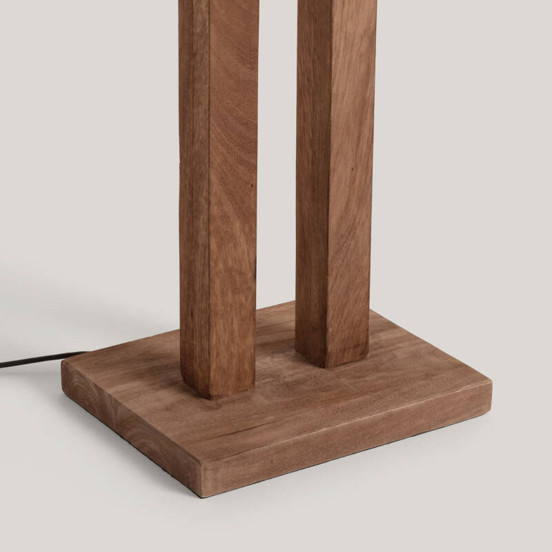 Bild von Stehlampe aus Holz Abner