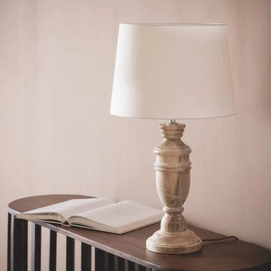 Lampe à Poser Bois Hausa ILUZZIA