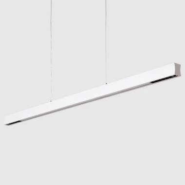 Lampada a Sospensione Lineare LED 42W Alluminio CCT Doppia Luce Funky Chic