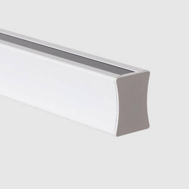 Image de Suspension Linéaire LED 42W Aluminium CCT Éclairage Double Face Funky Chic