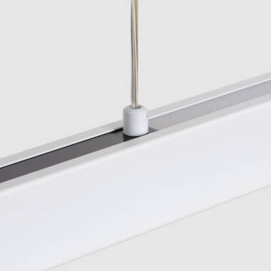 Image de Suspension Linéaire LED 42W Aluminium CCT Éclairage Double Face Funky Chic