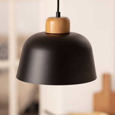 Wawak Metal & Wood Pendant Lamp