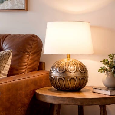 Stolní Lampa z Kovu Naksh ILUZZIA