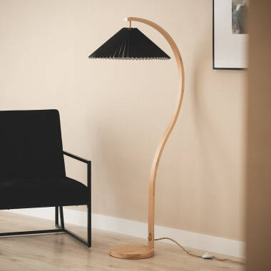 Staande Lamp van Hout Luanda