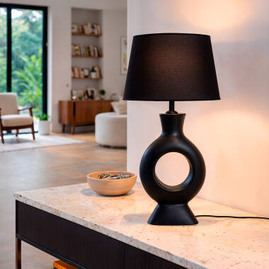 LED Tischlampe aus Kunstharz Dimahis