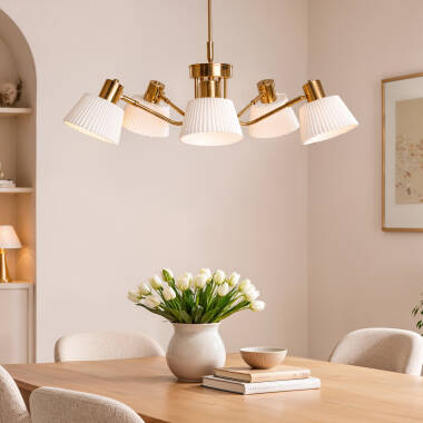 Hanglamp Metaal Magda 5 Spots