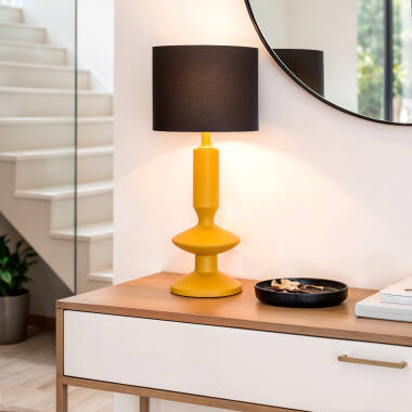 Tischlampe aus Kunstharz Daleth