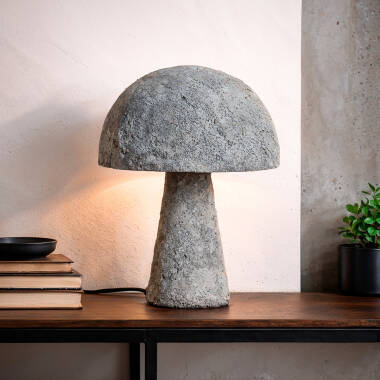 Obrázek Stolní Lampa ze Světlého Cementu Besnica