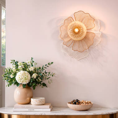 Wandlamp Metaal en Glas Pianella