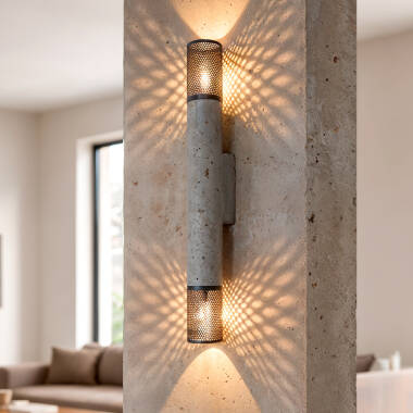 Dinska Duo Cement Wall Lamp