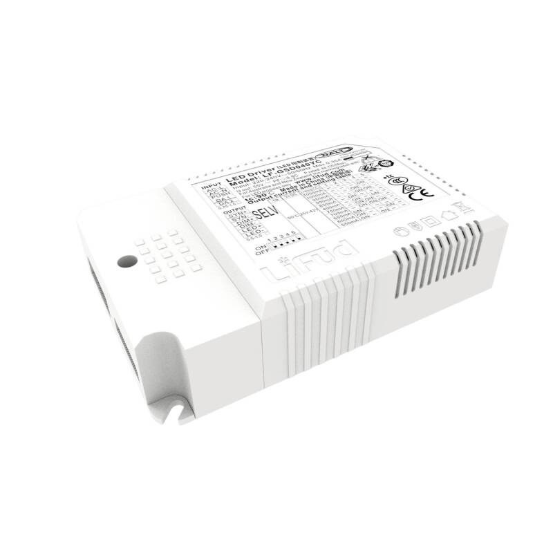 Image de Driver LIFUD Dimmable DALI 1-10V 220-240V Sortie 25-42V DC 550-1050mA 23-44W No Flicker LF-GSD040YC