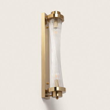 Marsen Metal & Glass Wall Lamp