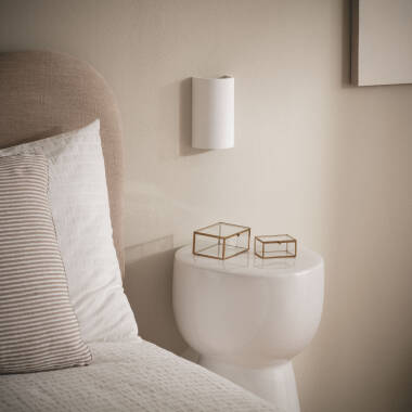 Image of Dumpy Round Plaster Wall Lamp